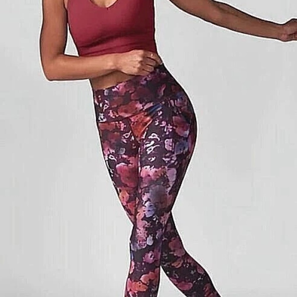 Athleta Multicolor Floral Leggings